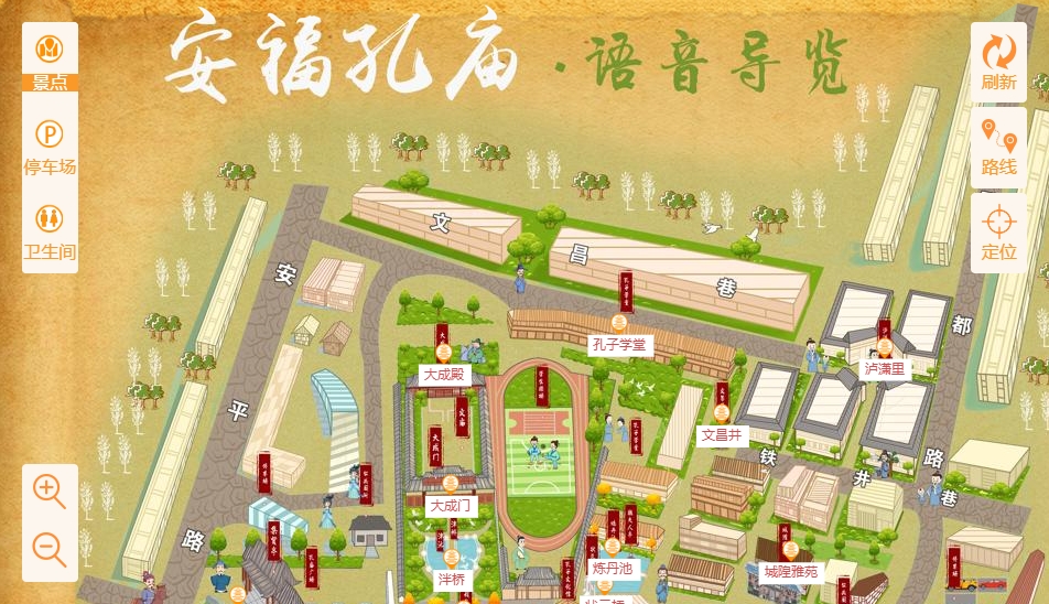 铁岭手绘地图：智慧景区智能化服务的延伸